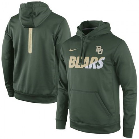 Baylor Bears Nike Sideline KO Fleece Therma-FIT Performance Hoodie Green