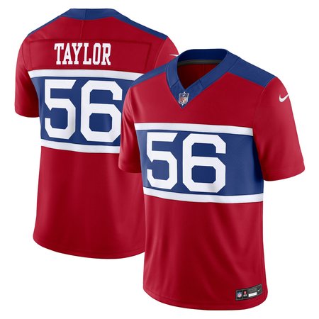 Men's New York Giants Lawrence Taylor Nike Century Red Alternate Vapor F.U.S.E. Retired Player Limited Jersey