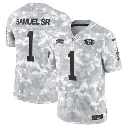 Men's San Francisco 49ers Deebo Samuel Sr Nike Arctic Camo 2024 Salute to Service Limited Jersey