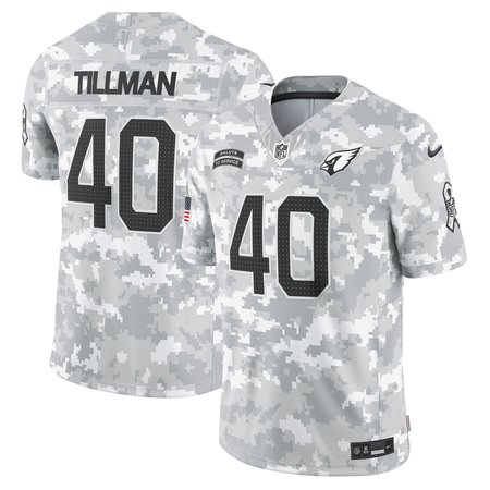 Men's Arizona Cardinals Pat Tillman Nike Arctic Camo 2024 Salute to Service Retired Player Limited Jersey