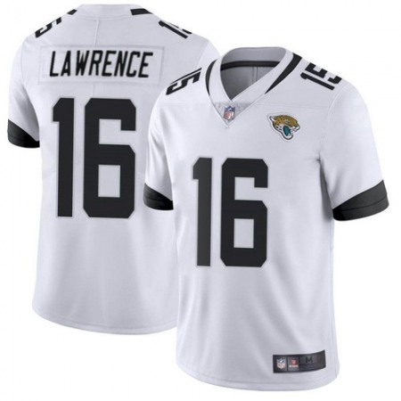 Youth Jacksonville Jaguars #16 Trevor Lawrence White Vapor Untouchable Limited Stitched Jersey