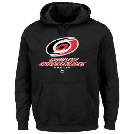 Carolina Hurricanes Majestic Critical Victory VIII Fleece Hoodie Black