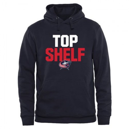 Columbus Blue Jackets Top Shelf Pullover Hoodie Navy