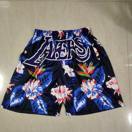 Los Angeles Lakers Black Shorts