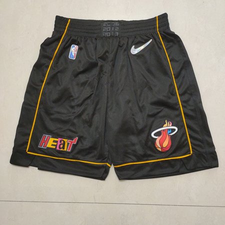 Miami Heat Black Shorts